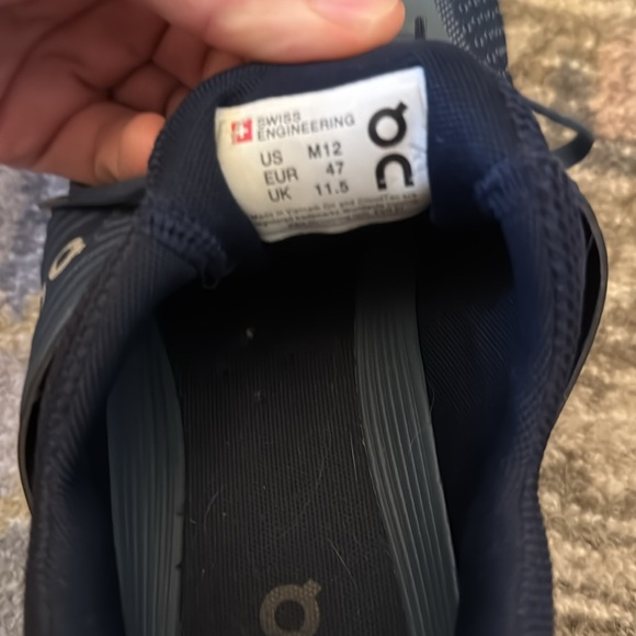 EUC Men’s On Clouds. Worn a handful of times and don’t fit my foot well. - Picture 4 of 5